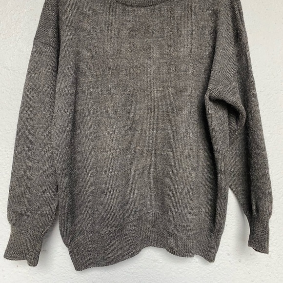 RECENT WORKS Sweater Woolen, Gray. NZ Vintage. S - Picture 2 of 7